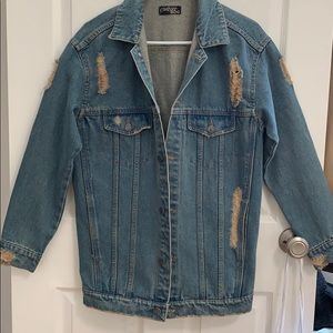 BDG Distressed Oversized Denim Jacket